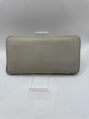 Hermès Azap Classic Zip Around Wallet Gris Clair Leather